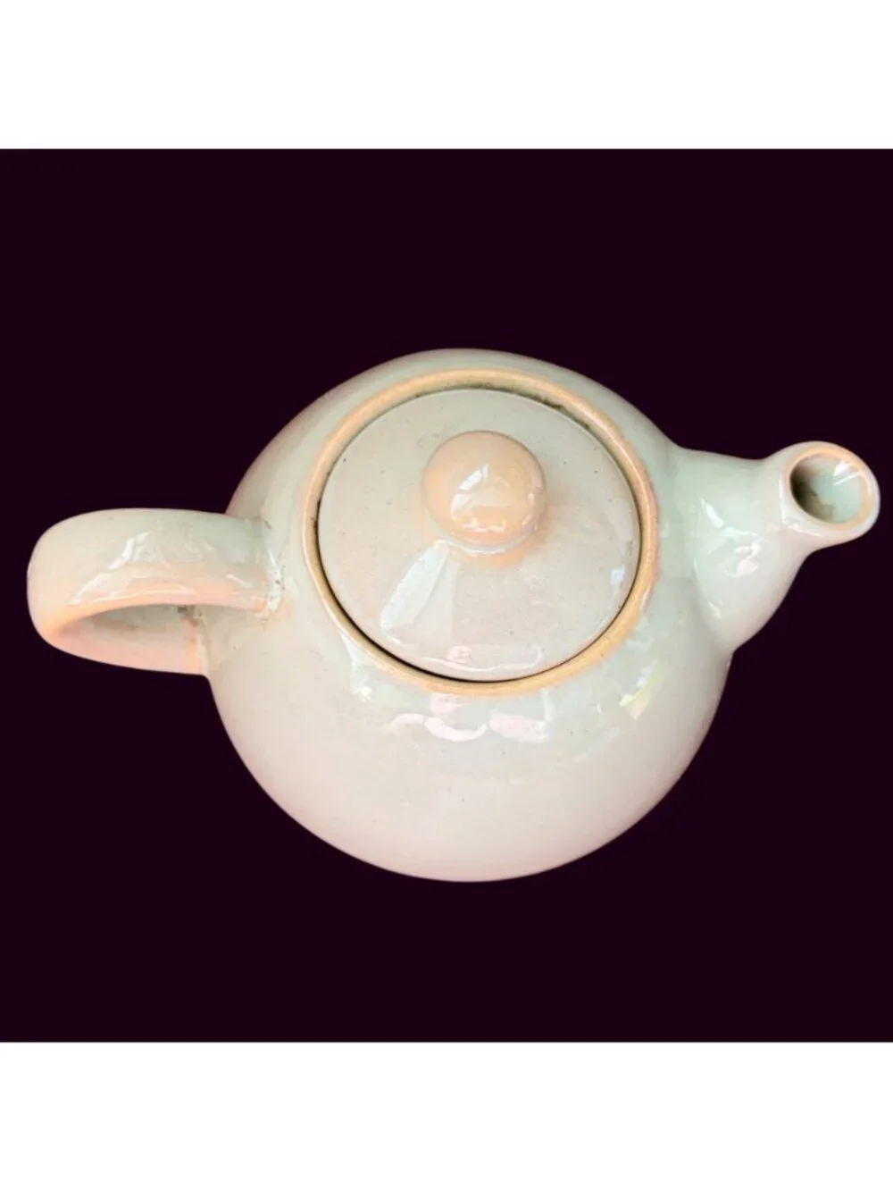 Pier 1 Farmhouse Chic Cottagecore Small Stoneware Teapot